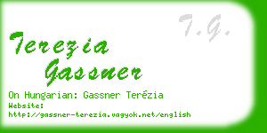 terezia gassner business card